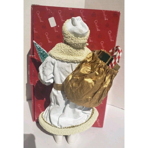 Vintage Clothtique Possible Dreams Christmas Santa in White Coat VTG 1988 713036 - Picture 4 of 13